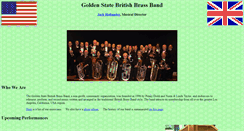 Desktop Screenshot of goldenstatebritishbrassband.org